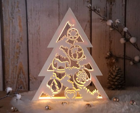 Leuchtender Weihnachtsbaum