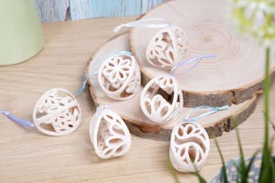 Ostereier im 3-D-Schnitt